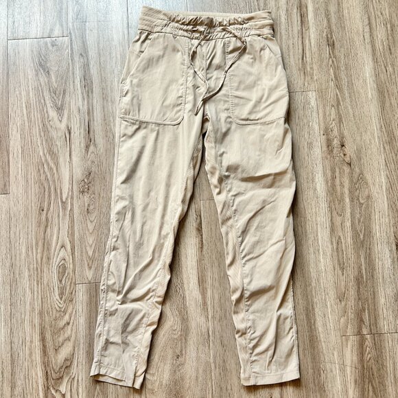 Lululemon Beyond the Studio Pant Slim in Cafe Au Lait Size 4 - Picture 2 of 8